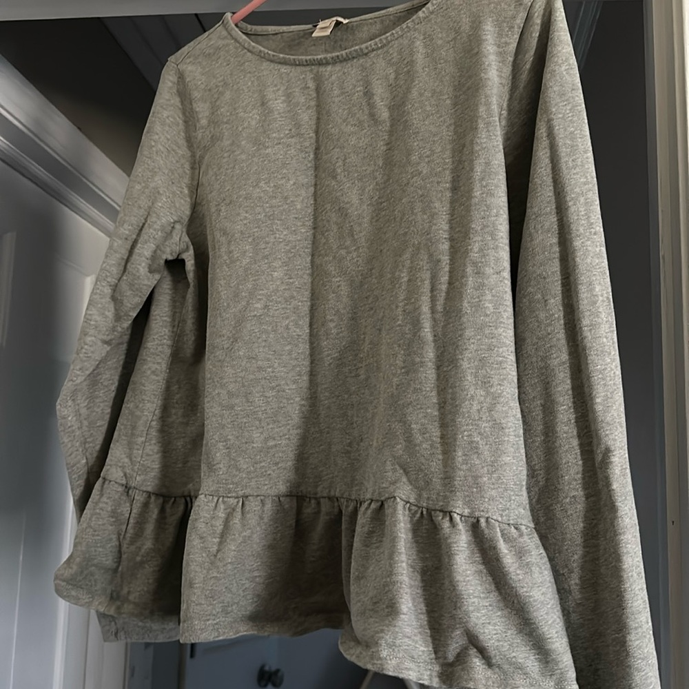 Heavy Peplum Top